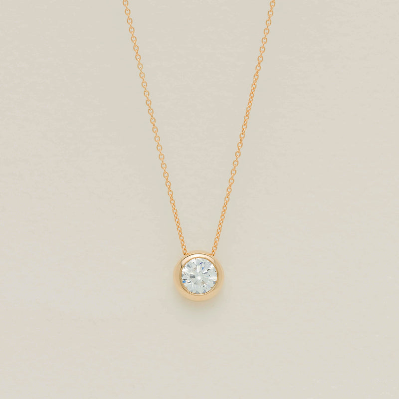 18ct Yellow Gold 1.50ct Diamond Natalia Pendant - Necklace - Walker & Hall