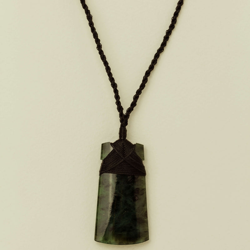 NZ Greenstone Small Toki Pendant - Necklace - Walker & Hall