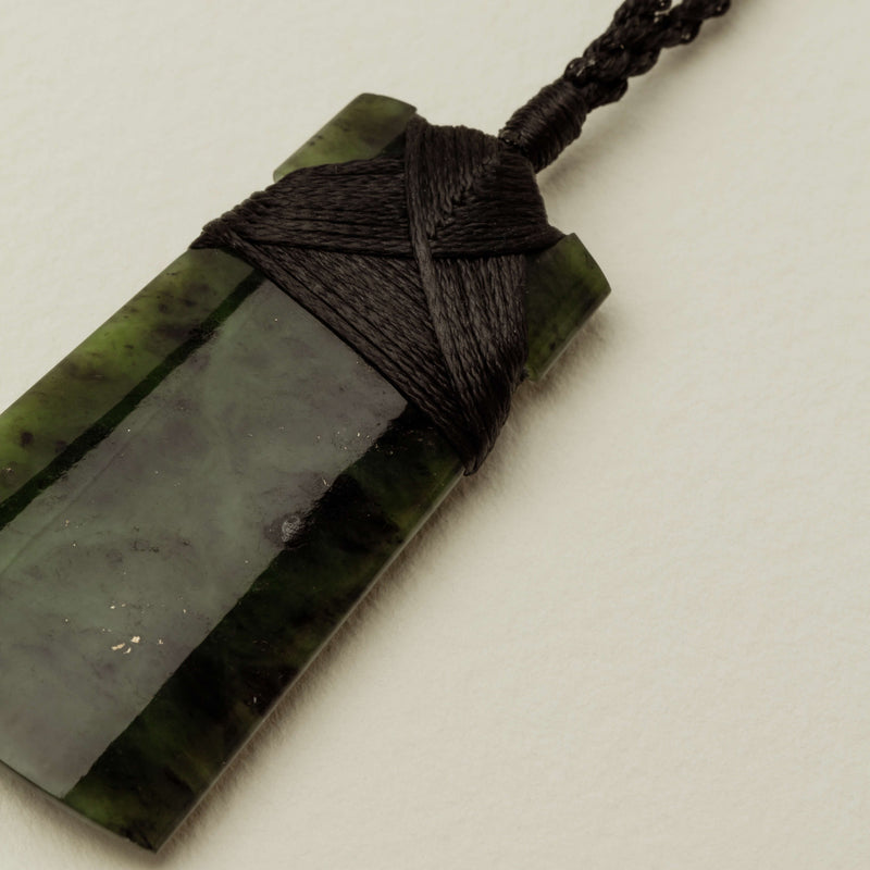 NZ Greenstone Small Toki Pendant - Necklace - Walker & Hall