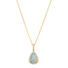 18ct Yellow Gold Opal & Diamond Sierra Pendant-Necklace-Walker & Hall