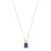 18ct Yellow Gold 2.59ct Tanzanite & Diamond Maya Pendant-Necklace-Walker & Hall