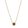 18ct Yellow Gold 1.24ct Ruby Natalia Pendant-Necklace-Walker & Hall