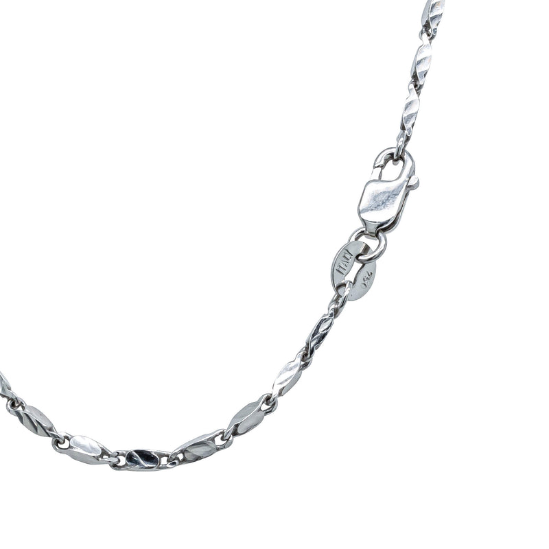 Deja Vu 18ct White Gold Fei Cui Jade Pendant - Necklace - Walker & Hall