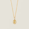 18ct Yellow Gold 2.07ct Yellow Sapphire & Diamond Sierra Pendant - Necklace - Walker & Hall