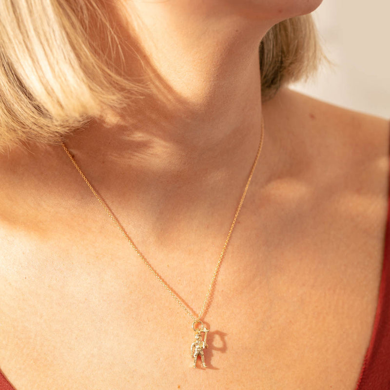 Deja Vu 9ct Yellow Gold Woodsman Charm-Charm-Walker & Hall