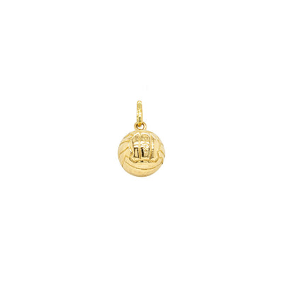 Deja Vu 18ct Yellow Gold Hollow Football Charm-Charm-Walker & Hall