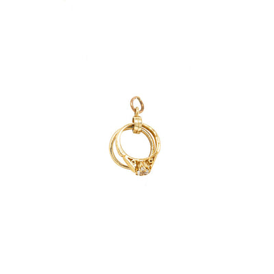 Deja Vu 9ct Yellow Gold Bridal Rings Charm-Charm-Walker & Hall