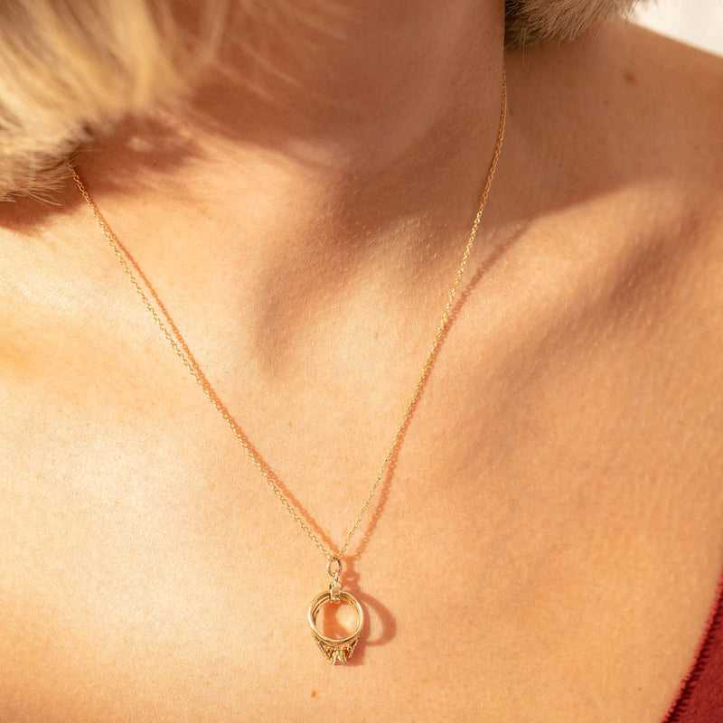 Deja Vu 9ct Yellow Gold Bridal Rings Charm-Charm-Walker & Hall