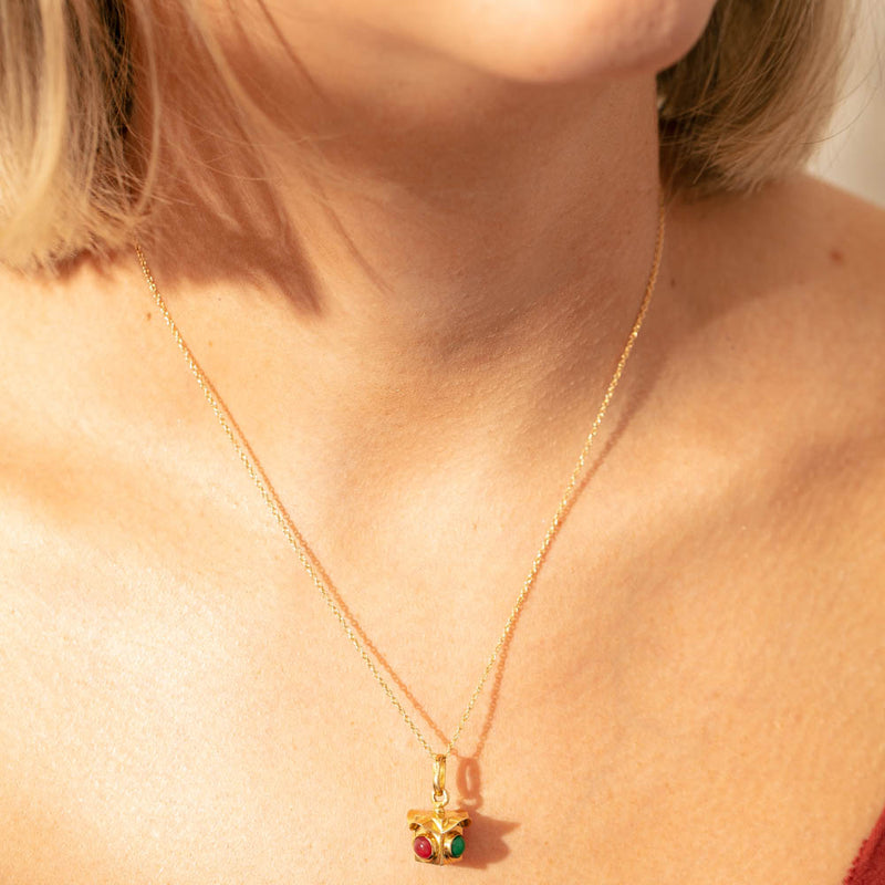 Deja Vu 18ct Yellow Gold Signal Light Charm-Charm-Walker & Hall