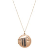 Vintage 9ct Rose Gold Round Locket-Necklace-Walker & Hall