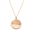 Vintage 8ct Rose Gold Round Locket-Necklace-Walker & Hall