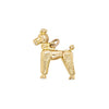 Deja Vu 9ct Yellow Gold Poodle Dog Charm - Necklace - Walker & Hall