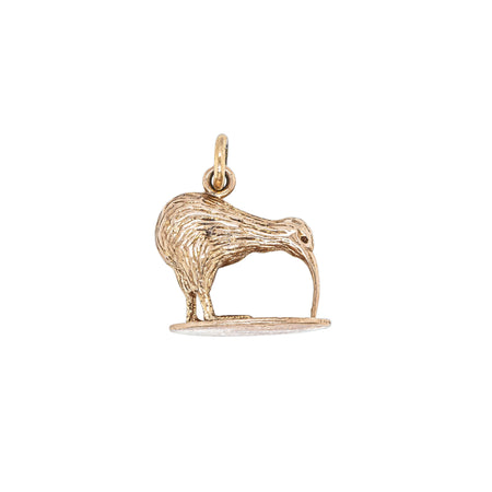 Deja Vu 9ct Rose Gold Kiwi Charm - Necklace - Walker & Hall