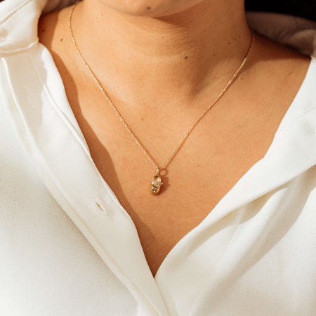Deja Vu 9ct Yellow Gold Baby Shoe Charm - Necklace - Walker & Hall