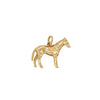 Deja Vu 9ct Yellow Gold Horse Charm - Necklace - Walker & Hall