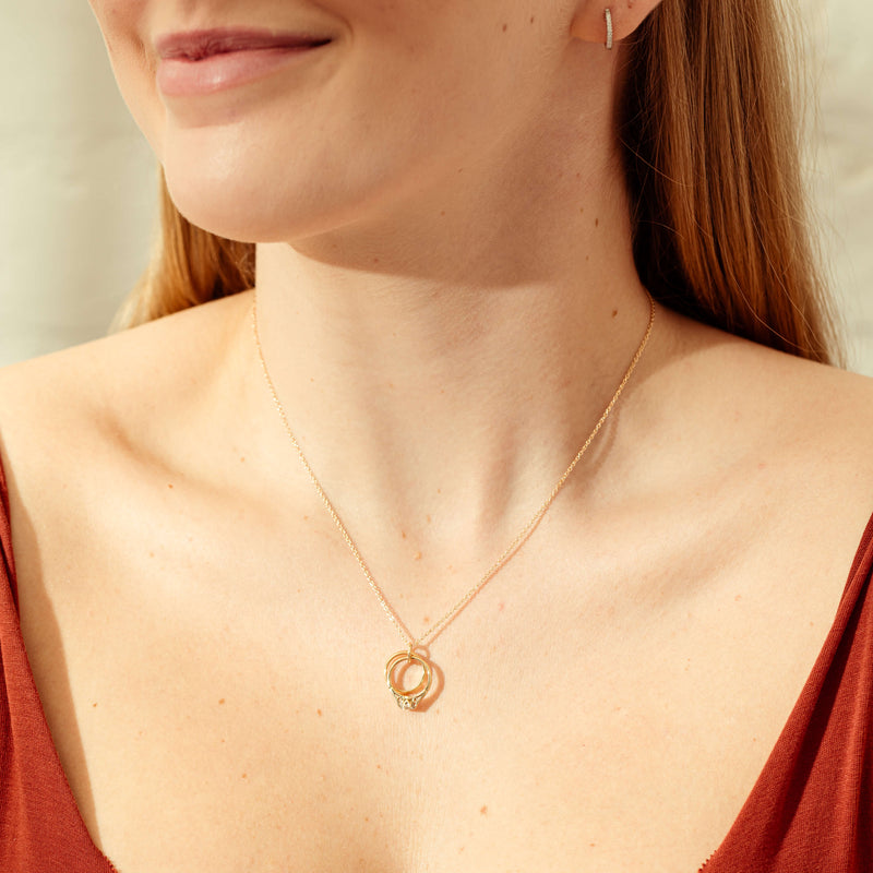 Deja Vu 9ct Yellow Gold Bridal Rings Charm-Charm-Walker & Hall