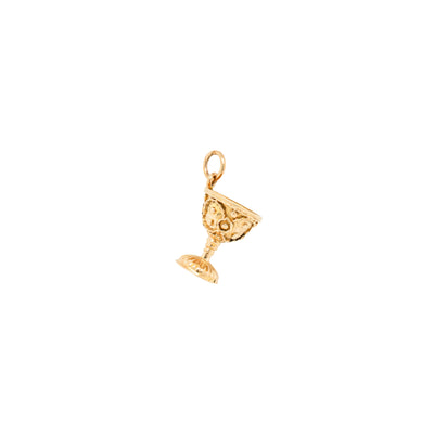 Deja Vu 9ct Yellow Gold Chalice Charm-Charm-Walker & Hall