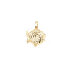 Deja Vu 9ct Yellow Gold Hollow Fish Charm-Charm-Walker & Hall