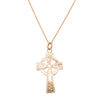 Vintage 9ct Rose Gold Celtic Cross Pendant-Necklace-Walker & Hall