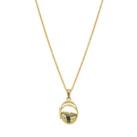 9ct Yellow Gold Oval Locket Necklace - Necklace - Walker & Hall