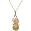 Deja Vu 9ct Yellow Gold Scent Pendant - Necklace - Walker & Hall