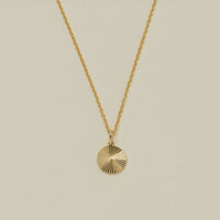 9ct Yellow Gold Mini Reflections Pendant - Necklace - Walker & Hall