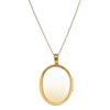 Vintage 15ct Yellow Gold Oval Locket with Chain - Necklace - Walker & Hall
