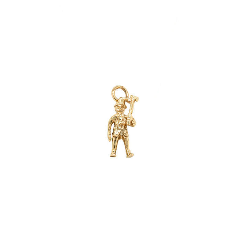 Deja Vu 9ct Yellow Gold Woodsman Charm-Charm-Walker & Hall