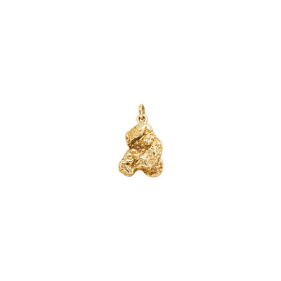 Deja Vu 9ct Yellow Gold Faux Nugget Charm-Charm-Walker & Hall