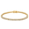 18ct Yellow Gold 3.20ct Diamond Jubilee Bracelet-Bracelet-Walker & Hall