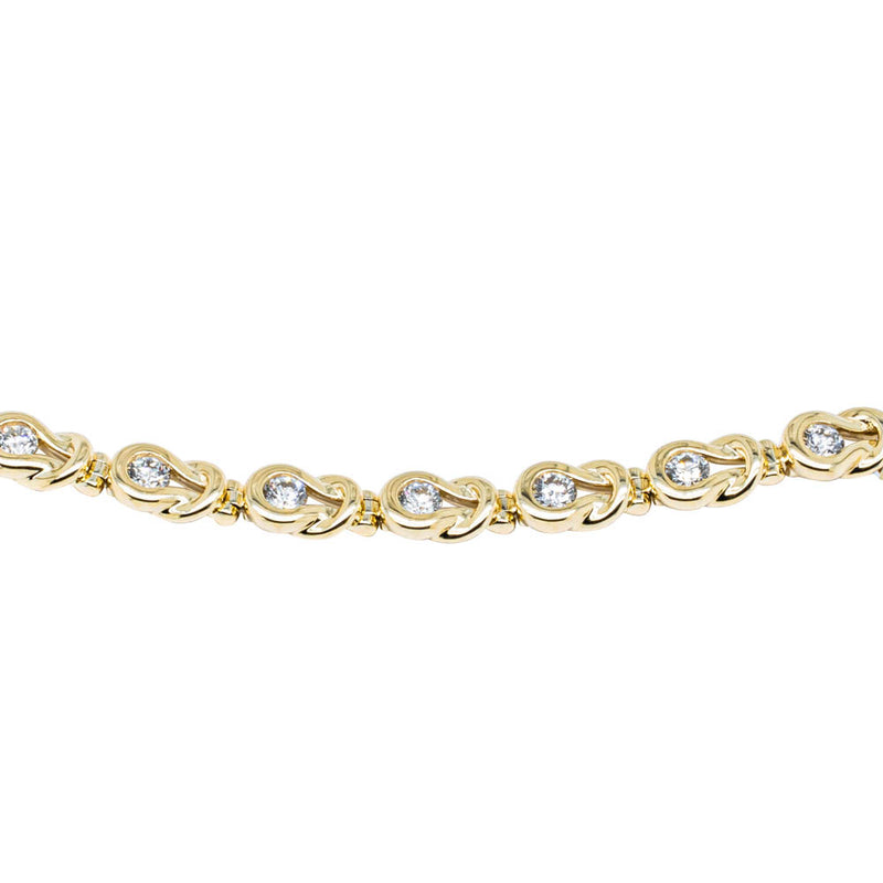 9ct Yellow Gold 1.65ct Diamond Bracelet-Bracelet-Walker & Hall