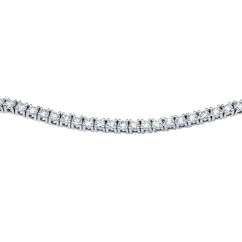 18ct White Gold 2.90ct Diamond Panorama Bracelet-Bracelet-Walker & Hall