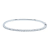 14ct White Gold 1.50ct Diamond Luna Bangle-Bracelet-Walker & Hall