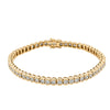 18ct Yellow Gold 4.41ct Diamond Embrace Bracelet-Bracelet-Walker & Hall