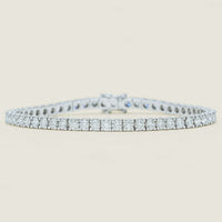 18ct White Gold 6.00ct Diamond Jubilee Bracelet - Bracelet - Walker & Hall