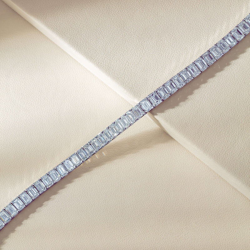 Platinum 16.74ct GIA Diamond Asra Bracelet - Bracelet - Walker & Hall