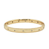 Deja Vu 9ct Yellow Gold .50ct Diamond Bangle 60mm - Bracelet - Walker & Hall