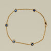 18ct Yellow Gold 1.35ct Sapphire Natalia Bracelet - Bracelet - Walker & Hall