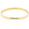 9ct Yellow Gold 5mm Bangle-Bracelet-Walker & Hall