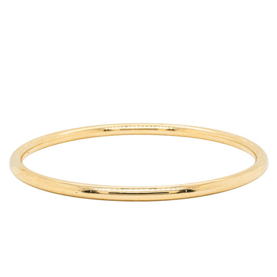 Deja Vu 9ct Yellow Gold Bangle-Bracelet-Walker & Hall