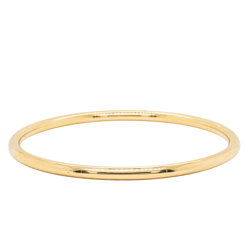 Deja Vu 9ct Yellow Gold Bangle-Bracelet-Walker & Hall