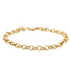 Deja Vu 9ct Yellow Gold Belcher Bracelet-Bracelet-Walker & Hall