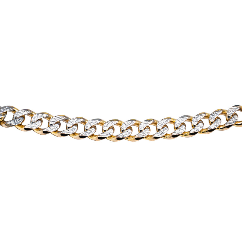 9ct Yellow Gold Curb Link Bracelet-Bracelet-Walker & Hall