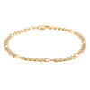 9ct Yellow Gold Figaro Bracelet-Bracelet-Walker & Hall