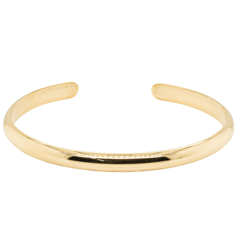 9ct Yellow Gold Cuff Bangle-Bracelet-Walker & Hall