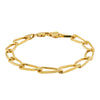 9ct Yellow Gold Curb Bracelet-Bracelet-Walker & Hall