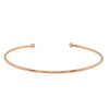 14ct Rose Gold Fine Torc Bangle-Bracelet-Walker & Hall