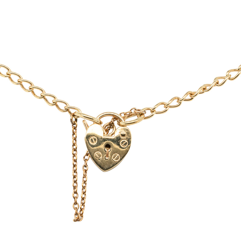 Deja Vu 9ct Yellow Gold Childs Fancy Link Bracelet-Bracelet-Walker & Hall