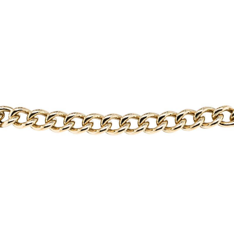Deja Vu 9ct Yellow Gold Curb Bracelet-Bracelet-Walker & Hall