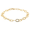 9ct Yellow Gold Oval Link Bracelet-Bracelet-Walker & Hall